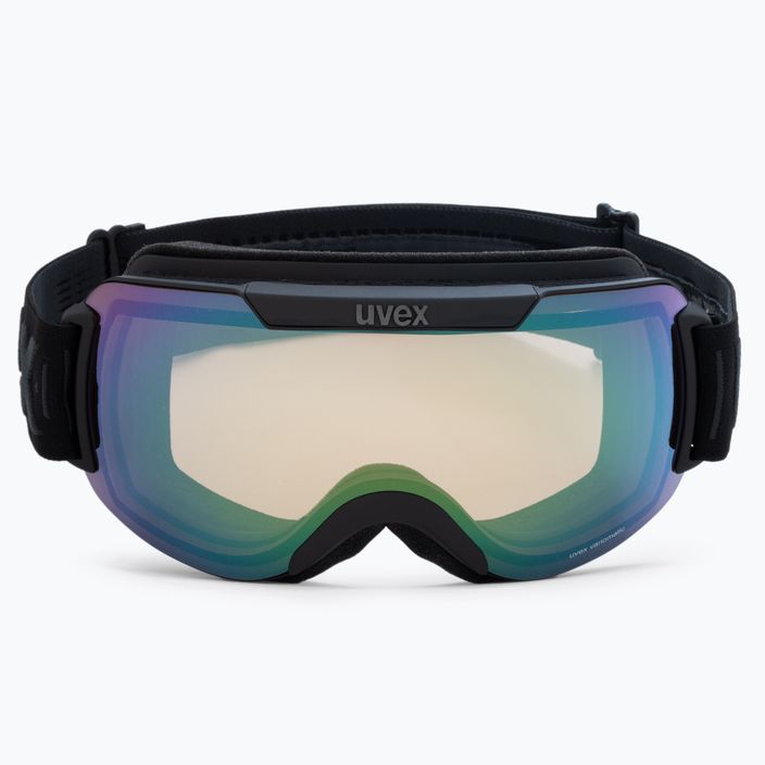 Γυαλιά σκι UVEX Downhill 2000 V μαύρο/πράσινο καθρέφτη variomatic 55/0/123/21 2