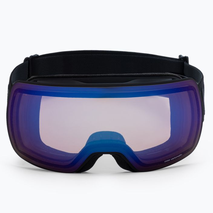 Γυαλιά σκι UVEX Compact V μαύρο ματ/μπλε καθρέφτης variomatic 55/0/142/20 2