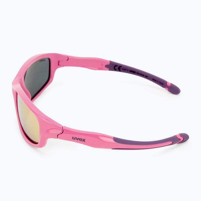 UVEX παιδικά γυαλιά ηλίου Sportstyle 507 ροζ μοβ/καθρέφτης ροζ 53/3/866/6616 4
