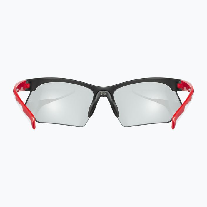 UVEX Sportstyle 802 V μαύρο κόκκινο λευκό/μεταβλητό καπνό γυαλιά ποδηλασίας 53/0/872/2301 9