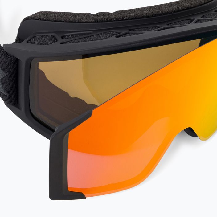 Γυαλιά σκι UVEX G.gl 3000 TOP μαύρο ματ/κόκκινος καθρέφτης polavision/clear 55/1/332/2130 6