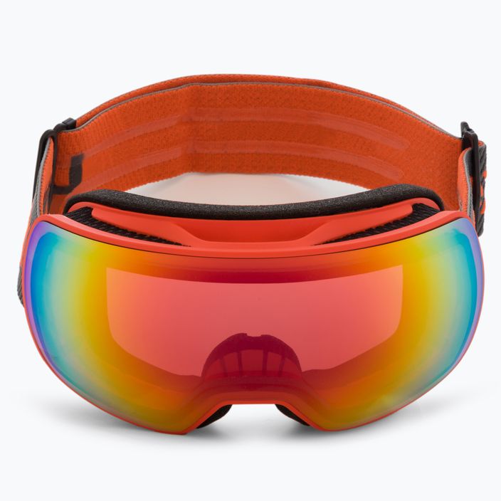 Γυαλιά σκι UVEX Compact FM πορτοκαλί ματ/καθρέφτης ουράνιο τόξο ροζ 55/0/130/30 2