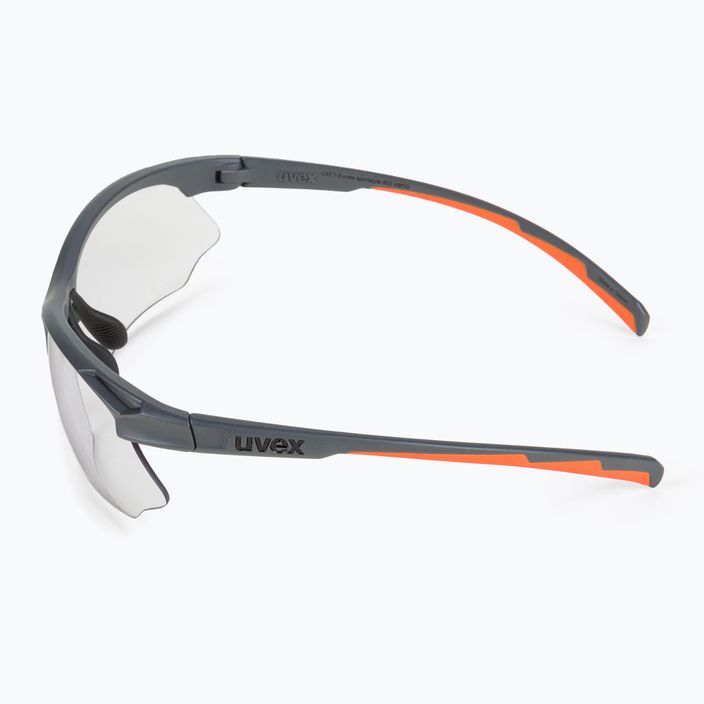 Γυαλιά ποδηλασίας UVEX Sportstyle 802 V γκρι ματ/παραθυρικό καπνό S5308725501 4