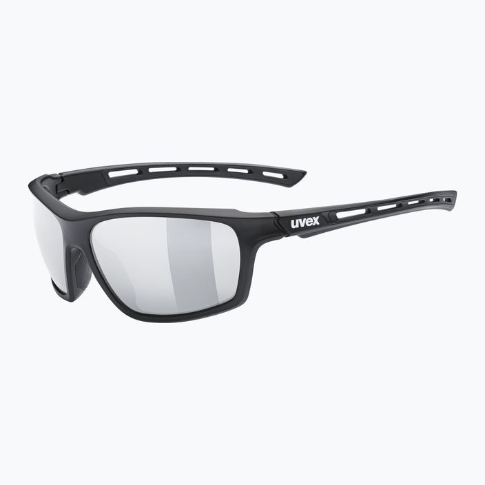 UVEX Sportstyle 229 γυαλιά ηλίου μαύρο ματ/ασημί καθρέφτης 53/2/068/2216 4