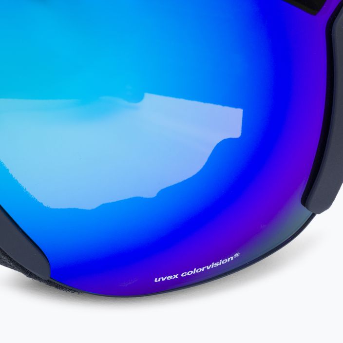 UVEX Downhill 2100 CV γυαλιά σκι μαύρο ματ/καθρέφτης μπλε colorvision πράσινο 55/0/392/20 5