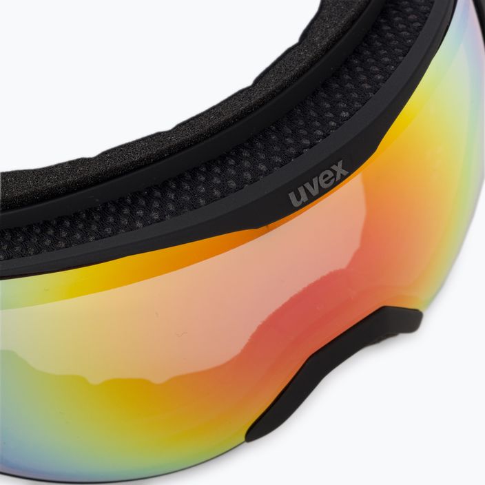 UVEX Downhill 2100 V γυαλιά σκι μαύρο ματ/καθρέφτης ουράνιο τόξο variomatic/καθαρό 55/0/391/2030 5