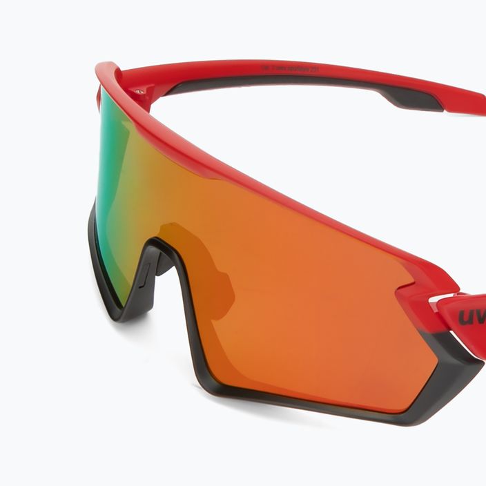 UVEX Sportstyle 231 κόκκινο ματ / κόκκινο γυαλιά ποδηλασίας S5320653216 5