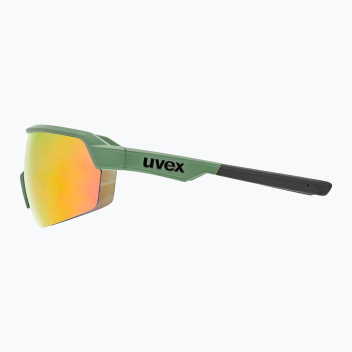 UVEX Sportstyle 227 γυαλιά ποδηλασίας ελιάς ματ/κόκκινος καθρέφτης S5320667716 7