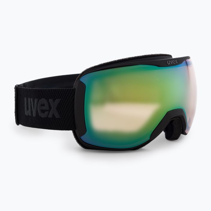 Γυαλιά σκι UVEX Downhill 2100 V μαύρο ματ/πράσινο καθρέφτη variomatic/clear 55/0/391/2130