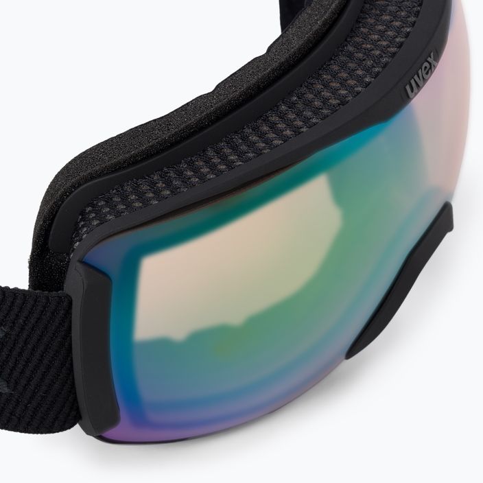 Γυαλιά σκι UVEX Downhill 2100 V μαύρο ματ/πράσινο καθρέφτη variomatic/clear 55/0/391/2130 5