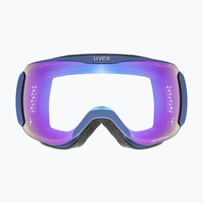 Γυαλιά σκι UVEX Downhill 2100 V navy mat/mirror blue variomatic/clear 55/0/391/4030 6