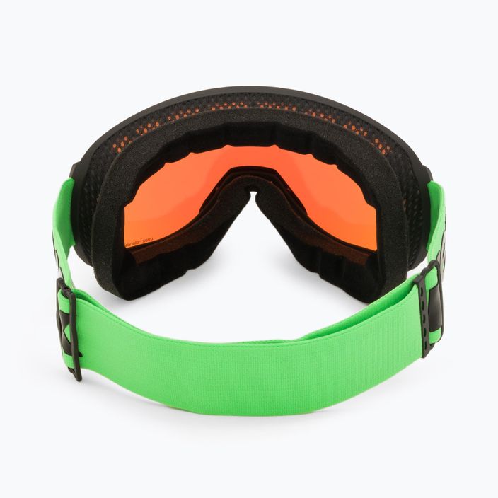 UVEX Downhill 2100 CV γυαλιά σκι μαύρο ματ/καθρέφτης πράσινο colorvision πορτοκαλί 55/0/392/26 3