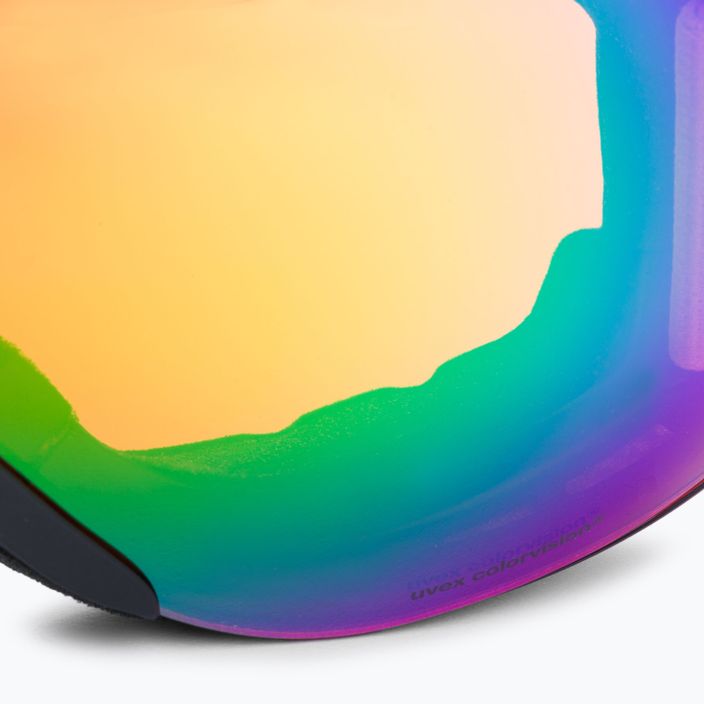 UVEX Downhill 2100 CV γυαλιά σκι μαύρο ματ/καθρέφτης πράσινο colorvision πορτοκαλί 55/0/392/26 6