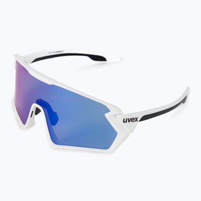UVEX Sportstyle 231 λευκά ματ/μπλε γυαλιά ποδηλασίας S5320658806 5
