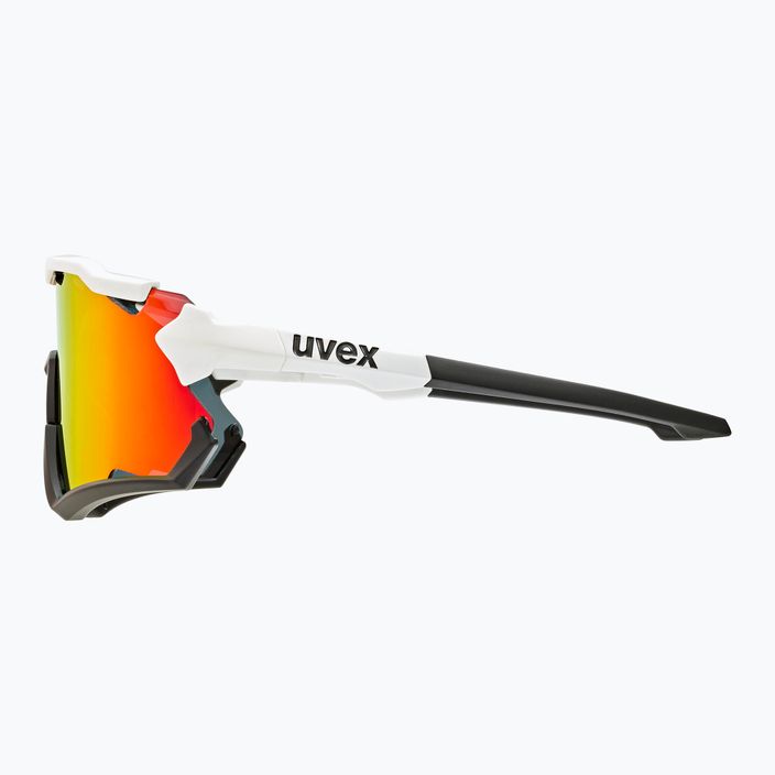 Γυαλιά ποδηλάτου UVEX Sportstyle 228 λευκό μαύρο/κόκκινο καθρέφτη 53/2/067/8206 9