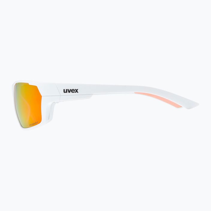 UVEX Sportstyle 233 P λευκό ματ/πολλαπλασιασμός καθρέφτης κόκκινο ποδηλατικά γυαλιά S5320978830 6