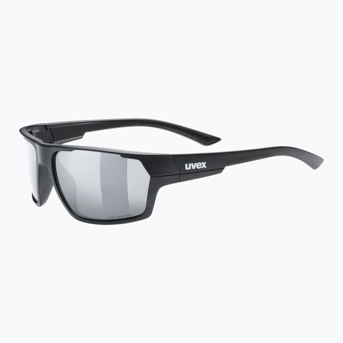 UVEX Sportstyle 233 P μαύρο ματ/polavision litemirror ασημί γυαλιά ποδηλασίας S5320972250 5