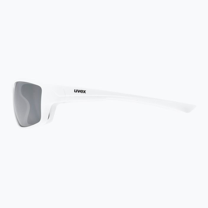 UVEX Sportstyle 230 λευκά ματ/ασημί γυαλιά ποδηλασίας με καθρέφτη S5320698816 6