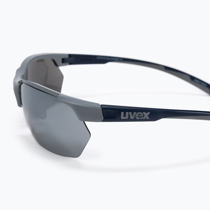 Γυαλιά ηλίου UVEX Sportstyle 114 rhino deep space mat/litemirror silver/litemirror orange/clear S5309395416 4
