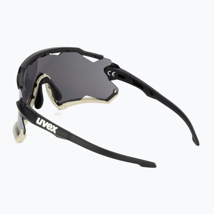 UVEX Sportstyle 228 μαύρα γυαλιά ποδηλασίας μαύρη άμμος/ασημί καθρέφτης 53/2/067/2816 2