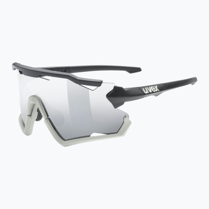 UVEX Sportstyle 228 μαύρα γυαλιά ποδηλασίας μαύρη άμμος/ασημί καθρέφτης 53/2/067/2816 5