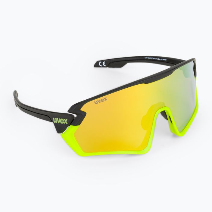 UVEX Sportstyle 231 μαύρο κίτρινο ματ/κίτρινο γυαλί ποδηλασίας S5320652616