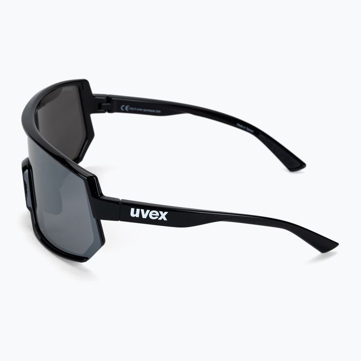 UVEX Sportstyle 235 μαύρα ματ/ασημί καθρέφτη γυαλιά ποδηλασίας S5330032216 4