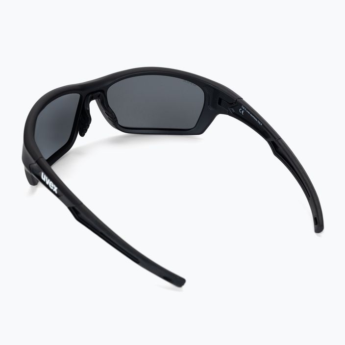Γυαλιά ποδηλάτου UVEX Sportstyle 232 P μαύρο ματ/ασημί καθρέφτης polavision S5330022250 2