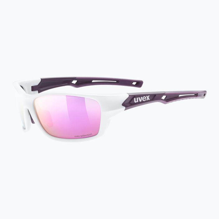 UVEX Sportstyle 232 P γυαλιά ποδηλασίας παγώνι prestige mat/polavision καθρέφτης ροζ S5330028330 5