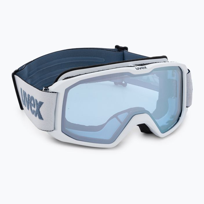 Γυαλιά σκι UVEX Elemnt FM λευκό ματ/ασημί καθρέφτης μπλε 55/0/640/1030