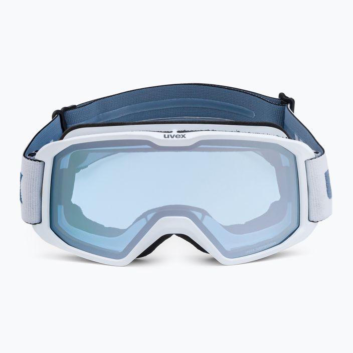 Γυαλιά σκι UVEX Elemnt FM λευκό ματ/ασημί καθρέφτης μπλε 55/0/640/1030 2