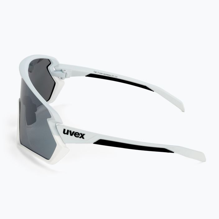 UVEX Sportstyle 231 2.0 cloud white mat/mirror silver γυαλιά ποδηλασίας 53/3/026/8116 4
