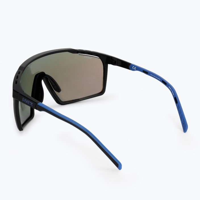 UVEX Mtn Perform μαύρα μπλε ματ/μπλε γυαλιά ηλίου 53/3/039/2416 2