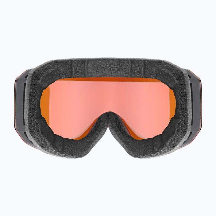 UVEX Evidnt Attract CV S2 γυαλιά σκι μαύρο ματ/κόκκινος καθρέφτης/κοντρέ πορτοκαλί/καθαρό 3