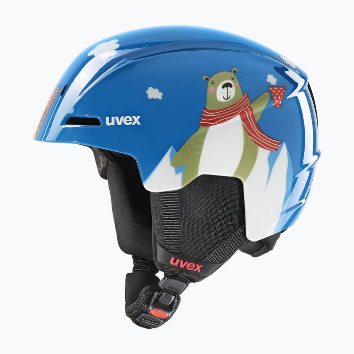 UVEX παιδικό κράνος σκι Viti μπλε αρκούδα 6