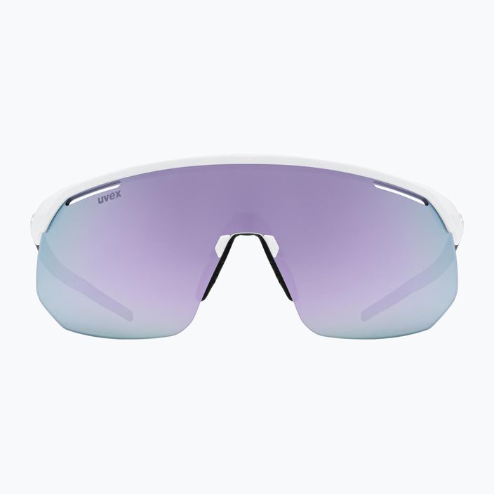 UVEX Pace One λευκά ματ / γυαλιά ηλίου με καθρέφτη λεβάντα 2