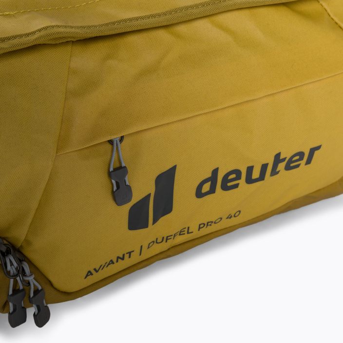 Deuter τσάντα πεζοπορίας Aviant Duffel Pro 40 l καλαμπόκι/κουρκουμάς 4