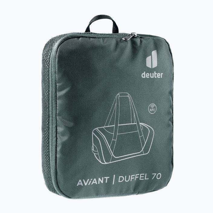 Deuter Aviant Duffel 70 l ταξιδιωτική τσάντα πετρόλ/ροζ ταξιδιού 8