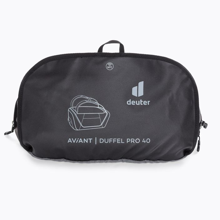 Deuter τσάντα πεζοπορίας Aviant Duffel 40 l μαύρο 6