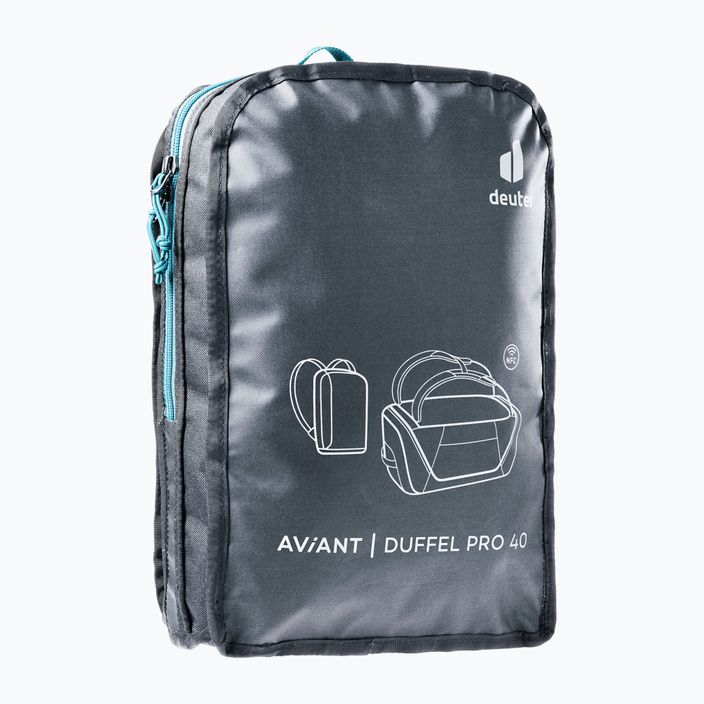 Deuter τσάντα πεζοπορίας Aviant Duffel 40 l μαύρο 8