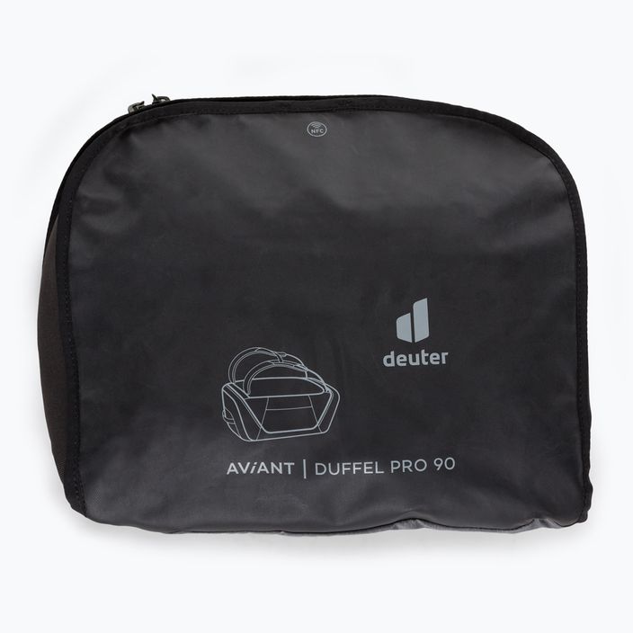 Deuter τσάντα πεζοπορίας Aviant Duffel Pro 90 l μαύρο 6