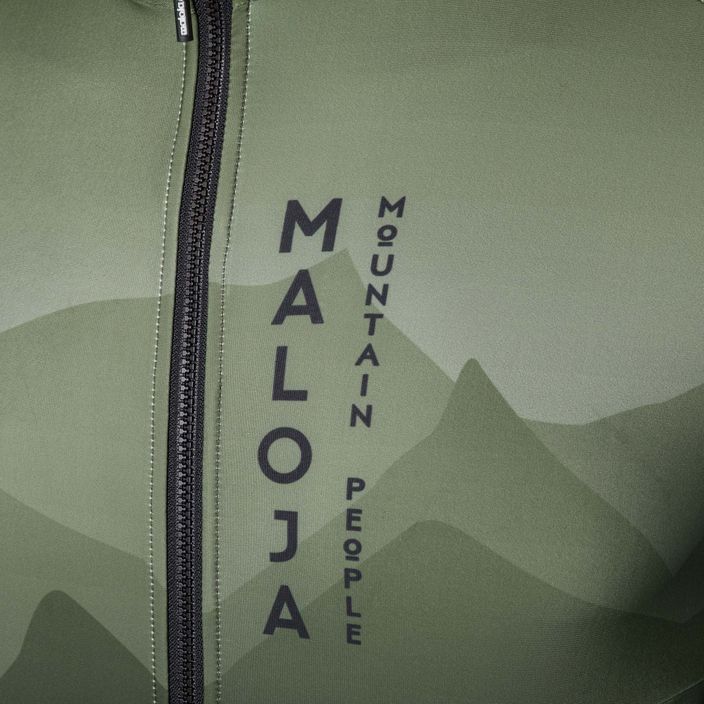 Maloja MartinoM ανδρικό κοστούμι σκι μαύρο-πράσινο 34208-1-0821 3