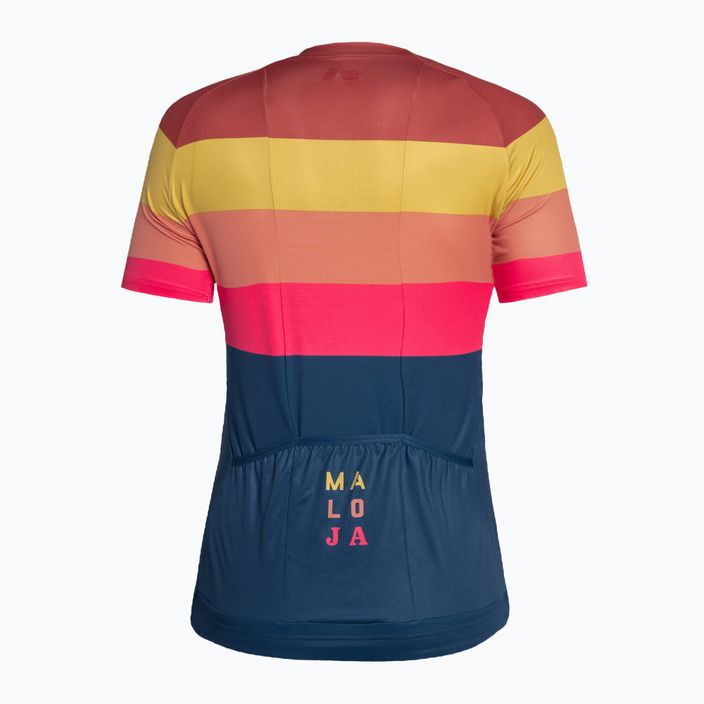 Γυναικεία ποδηλατική φανέλα Maloja MadrisaM ναυτικό μπλε και χρώμα 35167 2