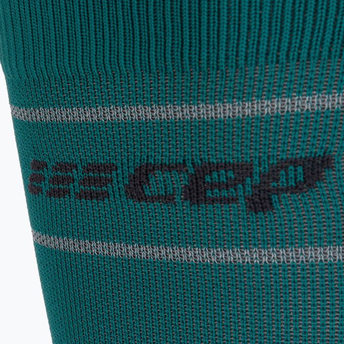CEP Reflective γυναικείες κάλτσες συμπίεσης για τρέξιμο πράσινες WP40GZ 3