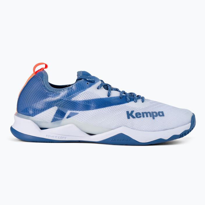 Kempa Wing Lite 2.0 ανδρικά παπούτσια χάντμπολ λευκό και μπλε 200852003 2