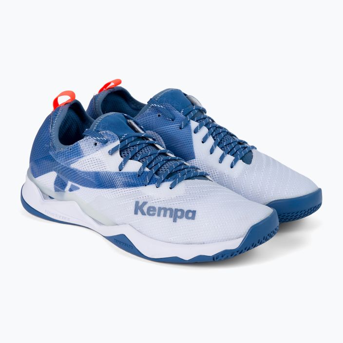 Kempa Wing Lite 2.0 ανδρικά παπούτσια χάντμπολ λευκό και μπλε 200852003 5