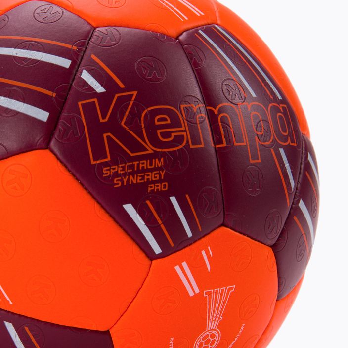 Kempa Spectrum Synergy Pro χάντμπολ κόκκινο/πορτοκαλί μέγεθος 2 4