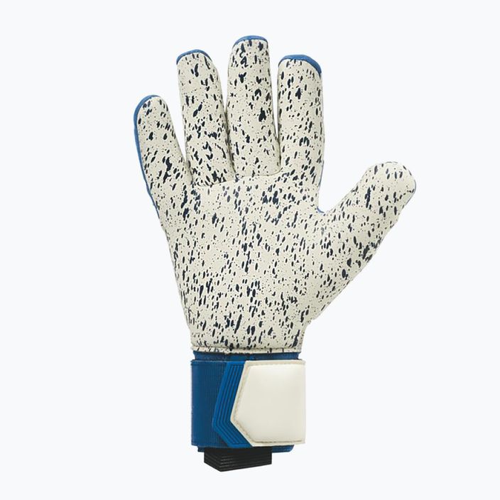 Uhlsport Hyperact Supergrip+ Finger Surround γάντι τερματοφύλακα μπλε και λευκό 101123101 5