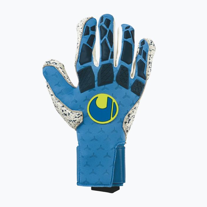 Uhlsport Hyperact Supergrip+ HN μπλε και άσπρα γάντια τερματοφύλακα 101123201 4