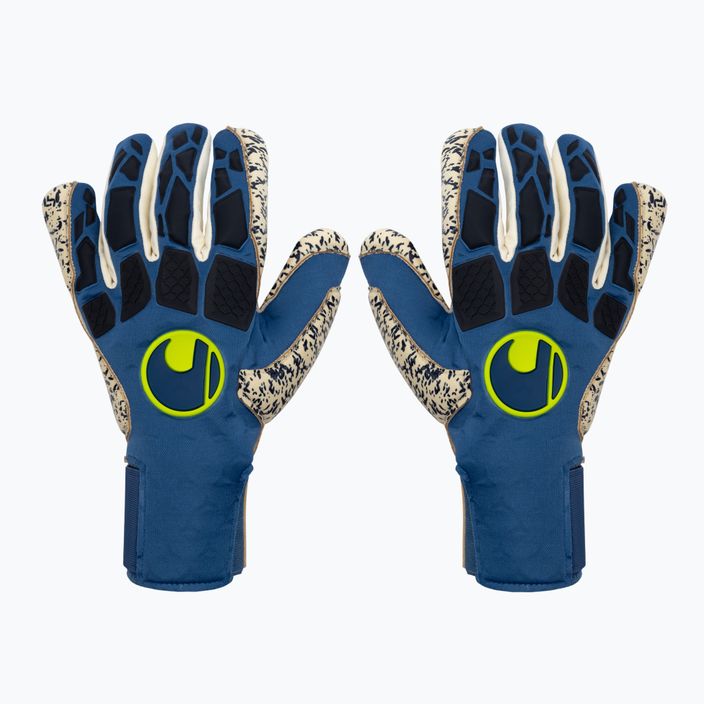 Uhlsport Hyperact Supergrip+ HN μπλε και άσπρα γάντια τερματοφύλακα 101123201
